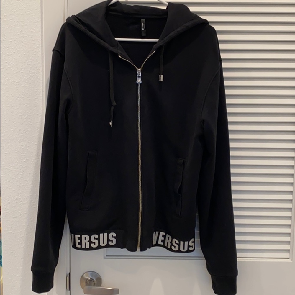 Versus Men‘s Zipped Logo Hoodie
